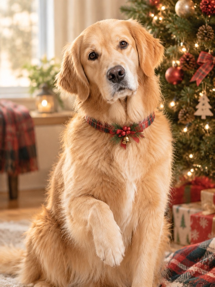 Christmas Pet Portrait sample 2